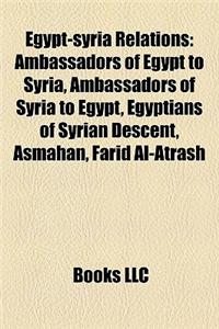 Egypt-Syria Relations Egypt-Syria Relations