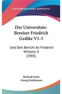 Der Universitats-Bereiser Friedrich Gedike V1-3