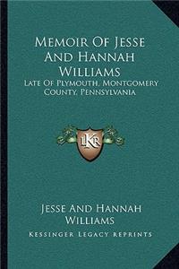 Memoir Of Jesse And Hannah Williams