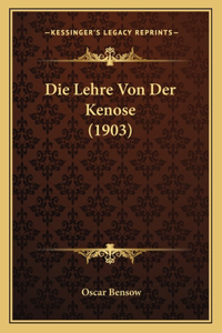 Lehre Von Der Kenose (1903)