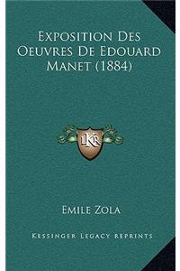 Exposition Des Oeuvres De Edouard Manet (1884)