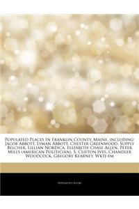 Articles on Populated Places in Franklin County, Maine, Including
