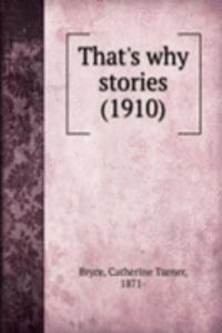 That's why stories