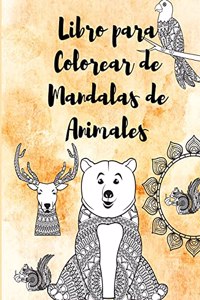 Libro para Colorear de Mandalas de Animales