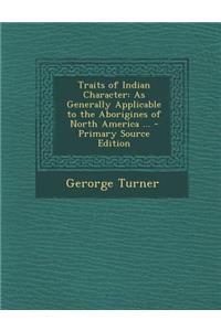 Traits of Indian Character