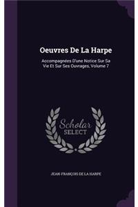 Oeuvres De La Harpe