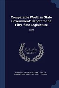 Comparable Worth in State Government