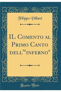 Il Comento Al Primo Canto Dell'