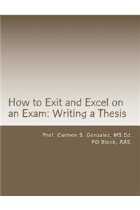 How to Exit and Excel on an Exam