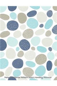 Peaceful Stones Pattern 2016 Monthly Planner