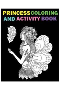 Princess Coloring And Activity Book