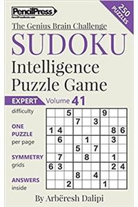 Sudoku Puzzle Books Volume 41. Expert. Sudoku Intelligence Puzzle Game