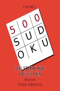 500 SUDOKU Puzzles