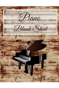 Piano Blank Note