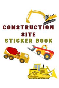 Construction Site Sticker Book
