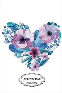 Notebook Journal Dot-grid, Flower Heart