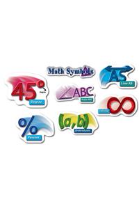 Math Symbols Punch-Outs Bulletin Board Set