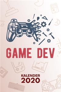 Kalender 2020: A5 Game Design Terminplaner für Game Designer mit DATUM - 52 Kalenderwochen für Termine & To-Do Listen - Game Development Terminkalender Indie Game 