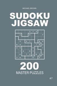 Sudoku Jigsaw - 200 Master Puzzles 9x9 (Volume 7)