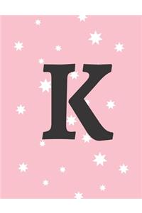 Letter K Notebook