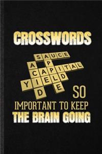 Crosswords So Important to Keep the Brain Going