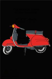 Vespa Notizbuch Notebook Notizblock