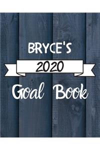 Bryce's 2020 Goal Book