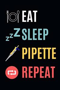 Eat Sleep Pipette Repeat
