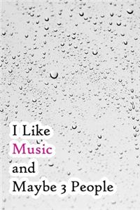 I Like Music and Maybe 3 People