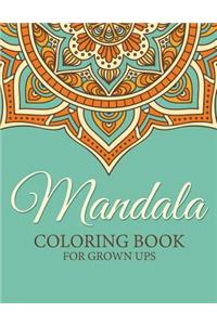 Mandala Coloring Book for Grown Ups