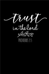 Trust in The Lord