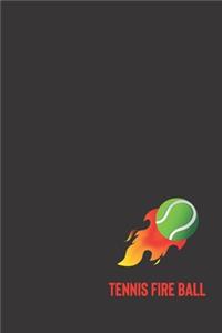 tennis fire ball