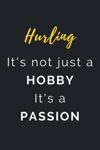 Hurling It's not just a Hobby It's a Passion