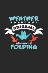 Weather forecast Origami folding
