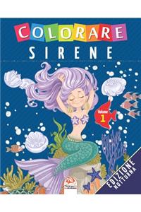 Colorare sirene - Volume 1 - Edizione notturna