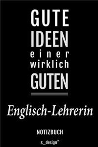 Notizbuch für Englisch-Lehrer / Englisch-Lehrerin