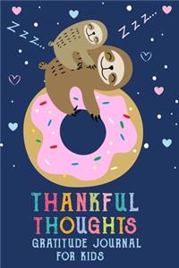 Thankful Thoughts - Gratitude Journal for Kids