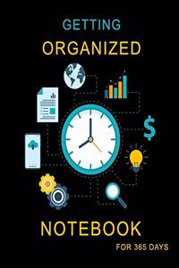 Getting Organized Notebook for 365 Days