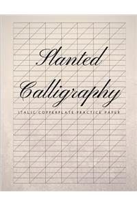 Slanted Calligraphy Italic Copperplate Practice Paper