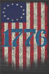 Betsy Ross American Flag Notebook