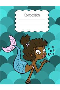 Mermaid Composition Notebook