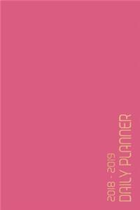 2018 - 2019 Daily Planner