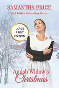 Amish Widow's Christmas LARGE PRINT