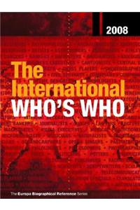 International Who's Who 2008