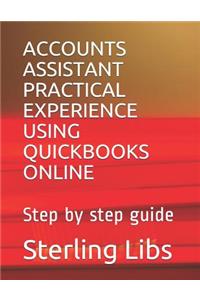 Accounts Assistant Practical Experience Using QuickBooks Online