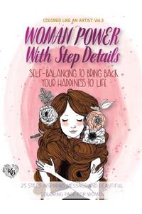 WOMEN POWER, Self-balancing to bring back your happiness to life, Happiness coloring book