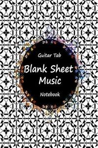Guitar Tab Blank Sheet Music Notebook