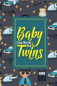 Baby Log Book for Twins