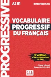 Vocabulaire progressif du francais - Niveau intermediaire (A2/B1) + CD