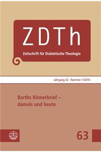 Barths Romerbrief - Damals Und Heute